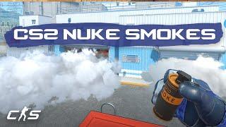 CS2 Nuke - EVERY T-Side Smoke in 3 MINUTES!