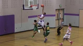 Northwood vs Meeker - Kendall Munson dunk