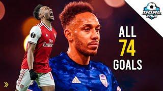 Pierre-Emerick Aubameyang - All 74 Goals for Arsenal