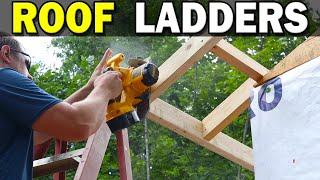 Roof Ladder Blocking and Sub-fascia - Build a 20x30 Workshop