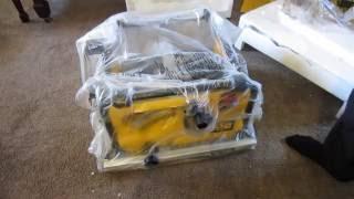 Quick Unboxing DeWALT DW745 Table Saw