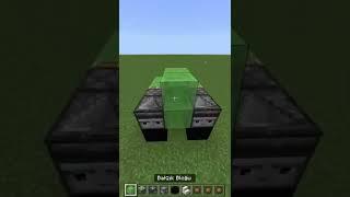 Minecraft Tank Yapımı #shorts