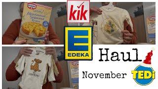 Shopping Haul  // Kik, Tedi und EDEKA  // alinaBerry