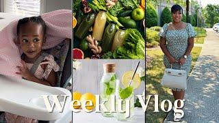 VLOG: MY NEW LUXURY TEDDY BLAKE BAG + FOOD SHOPPING + JUICING + MAKING POPSICLES @tiahnamrose