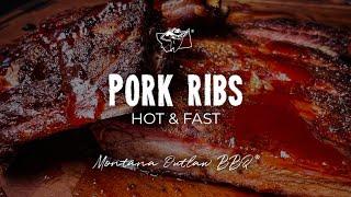 Pork Ribs (Compart Duroc) - Hot and Fast | Montana Outlaw BBQ