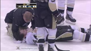 Matt Cooke vs Evander Kane Apr 10, 2010 - SportSouth feed