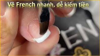 French Tip với Zen Builder Gel - DuongNgan Zurno