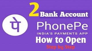 How to add 2 Bank account in Phone pe with 1 phone number | Easy to add 2 account in Phone pe