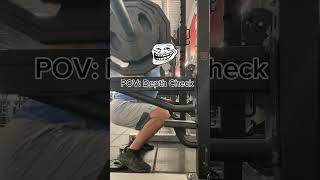 POV: Depth Check  #gym #squat #gymrat #workout