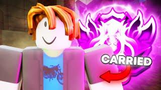 I Carried My Fan To His DREAM RANK.. (Roblox Bedwars #EP.1)