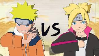 Young Naruto vs Boruto