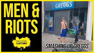 MEN & RIOTS: Why Are These Men Smashing Up A Greggs?