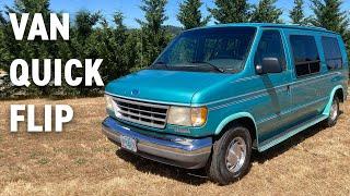 Flipping a 1994 Ford Conversion Van for Profit