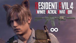 Resident Evil 4 Remake - Infinite Tactical SWAT CQBR Only in Professional Full Gameplay