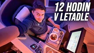 12 HODIN V BUSINESS CLASS s NEJLEPŠÍ asijskou aerolinkou... S Cathay Pacific do Hongkongu