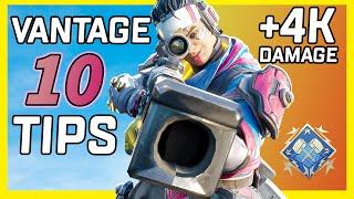 10 Must Know Vantage Tips & A 4K Vantage Game! - Apex Legends Season 14 Hunted