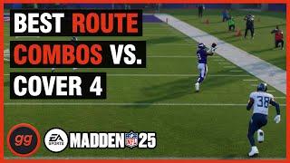 10 SIMPLE Route Combos to Beat Cover 4 Drop in Madden