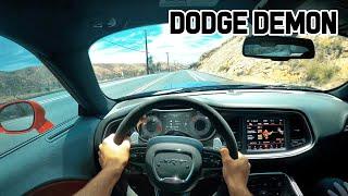 The Dodge Challenger SRT Demon Makes You Laugh Like a Child (POV Drive Review)