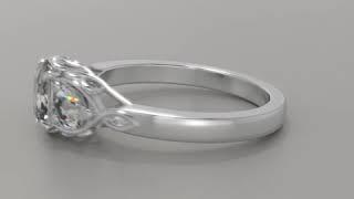OVAL DIAMOND ENGAGEMENT RING VISUALIZATION ||  3d with Anurag ||