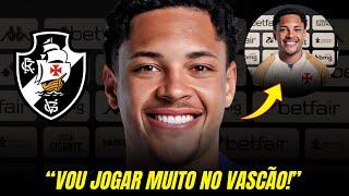 URGENTE! O PRIMEIRO REFORÇO DE 2025 CHEGOU! VITOR ROQUE ACABA DE CHEGA PARA ASSINAR COM O VASCO!