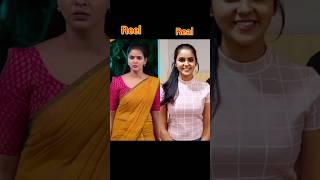 Sun tv Kayal Serial Reel vs Real #shortfeed #trending #serial #suntv #kayal#cinema