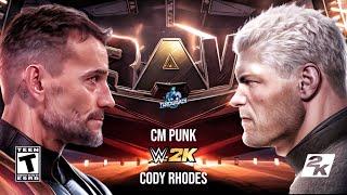 WWE Throwback Wilson - CM Punk vs Cody Rhodes [WWE][2K23]