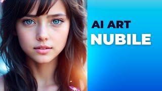 Ai Art Nubile in deep blue ️ 