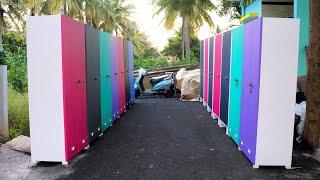 Latest model texture powder coating almirah  wholesale 2024 videos Bengaluru