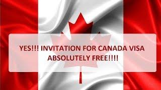 YES!! YOU CAN GET FREE INVITATION FOR CANADA VISA/ How to get free invitation for Canada visa