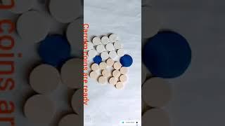 How to make carrom coins at home ।। #shorts# ||#carrom coins