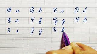 Cursive writing practice for beginners | Capital and Small Cursive letters | all cursive letters