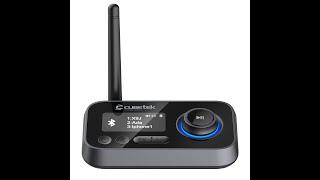 Cubetek CB-BT27 Bluetooth Transmitter Receiver Connection Video