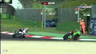 2012 Superbike Imola Race 2 - Niccolo Canepa Crash