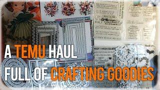 A Temu Haul Full Of Cute Crafting Goodies