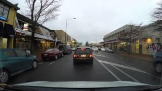 Driving in New Zealand: Riccarton Road, Christchurch 4K UHD