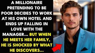 A MILLIONAIRE PRETENDING TO BE POOR DECIDES TO WORK AT HIS OWN HOTEL AND ENDS UP FALLING IN LOVE...