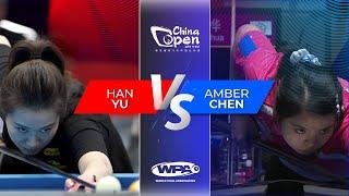 WPA China 9 Ball Open 2023 Semi Final Han Yu vs Amber Chen