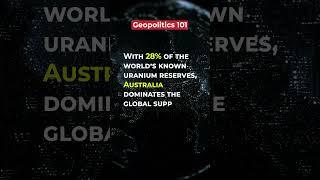 Which country controls the most uranium reserves?