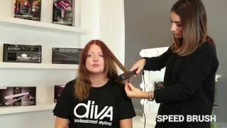 Diva Radiant Shine Straight & Style Speed Brush Pro