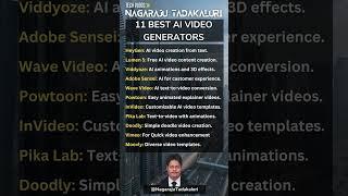 11 BEST AI VIDEO GENERATORS #videogenerator #aivideo