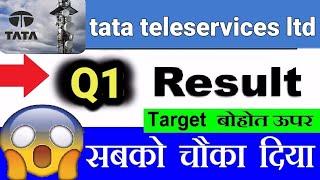 Tata Teleservices Ltd q1 result 2024 | Tata Teleservices share news today