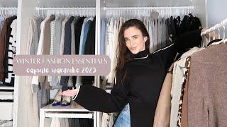 Winter Fashion Essentials - Capsule Wardrobe edition