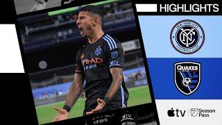 New York City FC vs. San Jose Earthquakes | Alonso Martinez Hat Trick | May 31, 2024