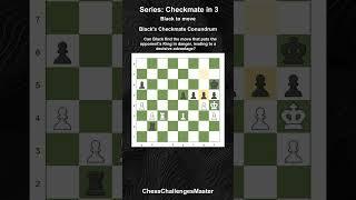 Checkmate in 3 - Black's Checkmate Conundrum