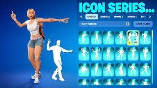 ALL FORTNITE ICON SERIES DANCES & EMOTES