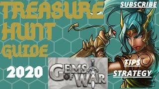 Treasure hunt mini game!? | Gems of War Treasure hunt guide 2020 | How to play and why tips strategy