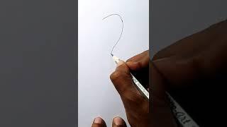 How to draw sitting girl Hidden face | girl drawing easy | Arun Easy Art #shorts #girldrawingeasy