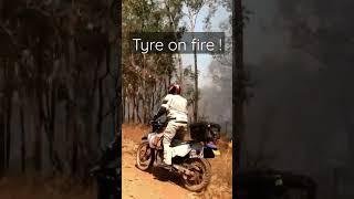 Bushfire AU #mototrip #moto #travel #travelling #darwin #australia #au #traveller #fire #forest #adv