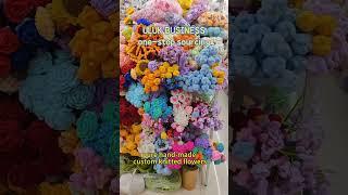 Yiwu Market hot product - handmade knitted flowers!!! #yiwuchina #yiwumarket #wholesale #yiwu