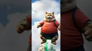 Ai animated fat cat ice cream funny video #catlovers #kitten #ai